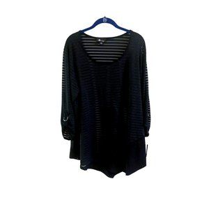 ABStudio women's top.  Black.   Size 2X.